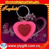 heart shape led keyring