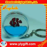 Hot  Sale Logo Liquid Keychain