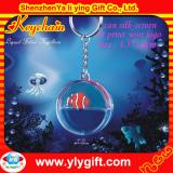 Custom  Liquid Keychain with 2D or 3D floater