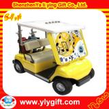 Yellow  Mini Golf Car LCD Clock