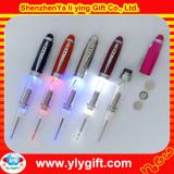 Metal flashed led pen