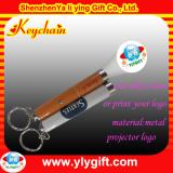 Popular customized logo projector keychain