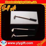 Silver golf pen with silver box packing