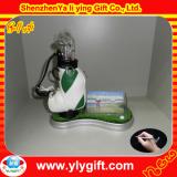 Golf pen holder with name card holder and green lawn