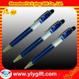 Blue plastic liquid ball pen