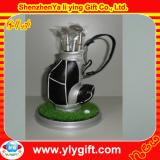 Full black golf pen holder with pens and green lawn