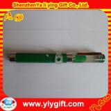 Green liquid keychain with led light