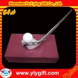 Golf pen holder with clock