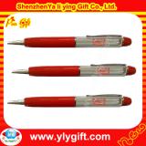 Custom red floater pen with logo
