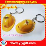 helmet keychain with light for promotion gift
