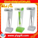 Plastic logo floater pen with watch