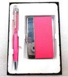pen and name card holder set